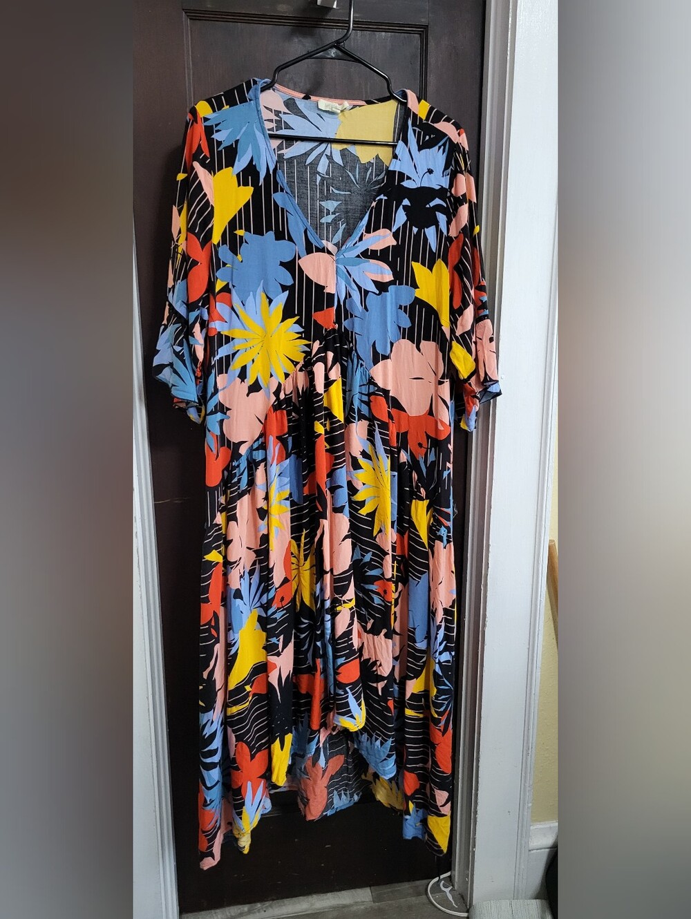 Loralette MultiColor Maxi Dress,  Swimsuit Coverup or Caftan 18/20